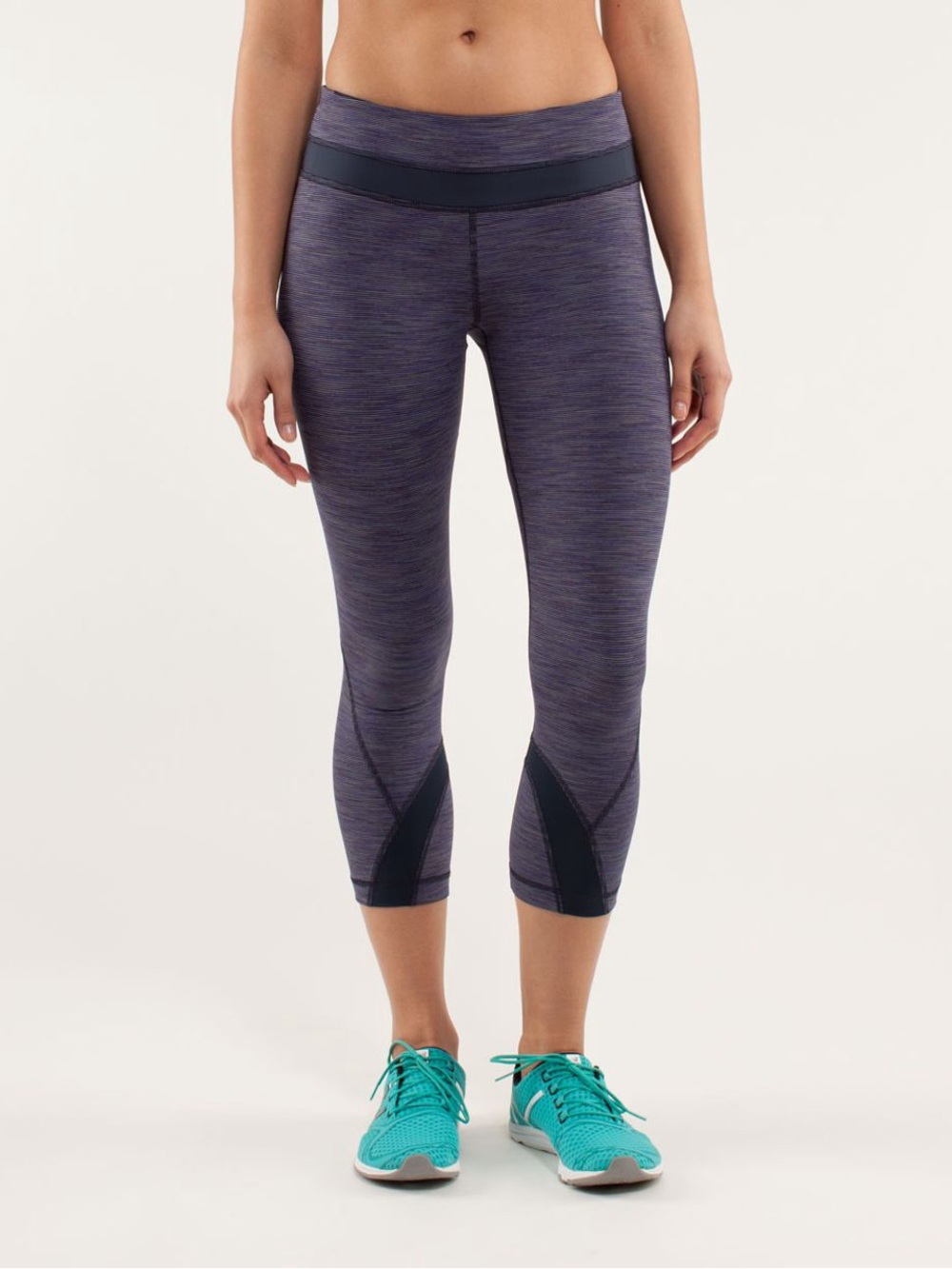FINAL SALE Lululemon Run: Inspire Crop II Wee Are From Space Deep Indigo Multi
